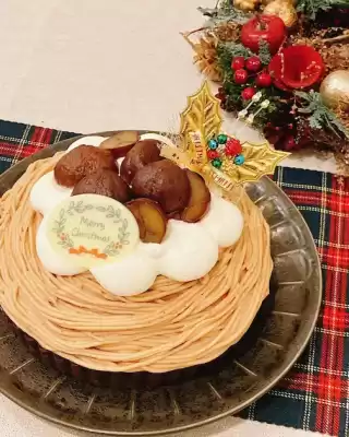 2023年クリスマスケーキ【No.8】栗のタルト