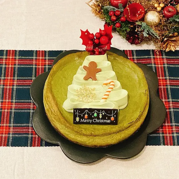 2023年クリスマスケーキ【No.5】抹茶のチーズケーキ